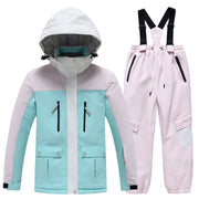 -30 Tuta da neve per bambini Set di abbigliamento snowboard - immagine 9