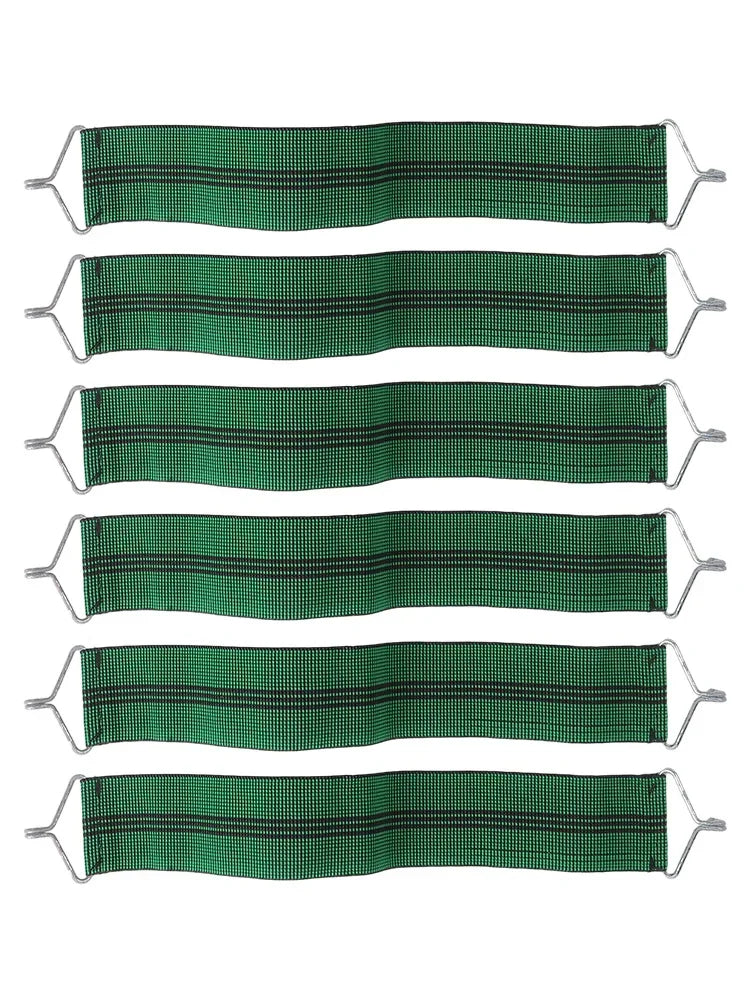 Assemblaggio semplificato Proteggi i tuoi mobili da esterno con un set di 6 affidabili cinture per sedie rinforzate realizzate in tessuto resistente