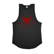 Canottiere da corsa stampate con ragno rosso T-shirt senza maniche traspirante in - immagine 9