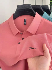 Polo da Golf Uomo Casual per Esterni T-Shirt Estiva di Alta Gamma - immagine 5