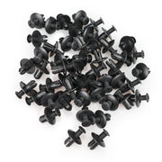 Rivetti Auto 8mm in Plastica Nera – Clip di Fissaggio Premium per Paraurti, Parafango e Pannelli, Compatibili con Toyota, Nissan, Kia, Subaru - Campeda