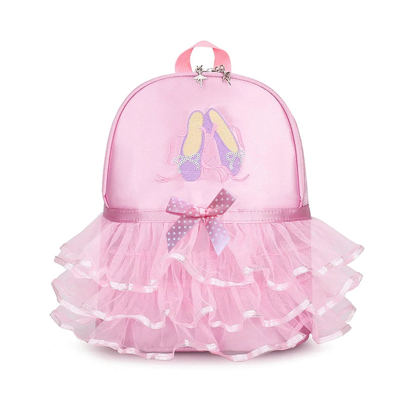 Borsa da Balletto Bambina Rosa – Zaino Danza per Ballerina Scuola e Allenamento