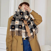 1 Pezzo di Sciarpa a Forma Cuore per Donna Autunno e Inverno - immagine 4