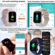 Rilevatore diagnostico AI Smart Watch Donna Test della composizione corporea dei - immagine 2