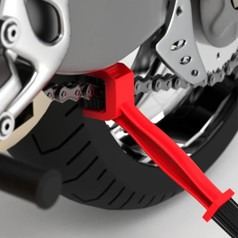 Spazzola Pulizia Catena Moto – Brush Universale per Catena Moto, Pulitore Catena per Suzuki, Africa Twin, Bandit, Beta - Campeda