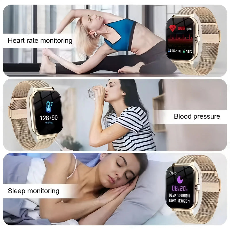 Nuovo SmartWatch Uomo Donna 2.02 Amoled BT Chiamata GPS Tracker NFC Sport Impermeabile Frequenza cardiaca Smart Watch Fitness Tracker
