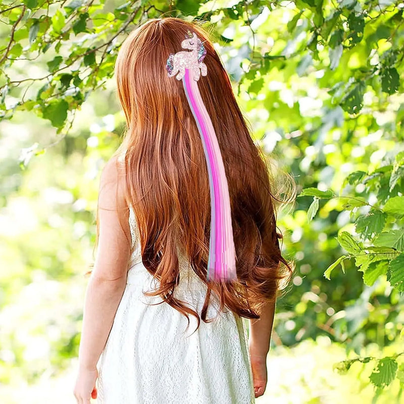 5 fermagli per capelli a forma di unicorno ragazze - immagine 4