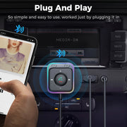 Adattatore per auto Joyroom Bluetooth 6.0 AUX con doppio microfono potenziato e - immagine 6