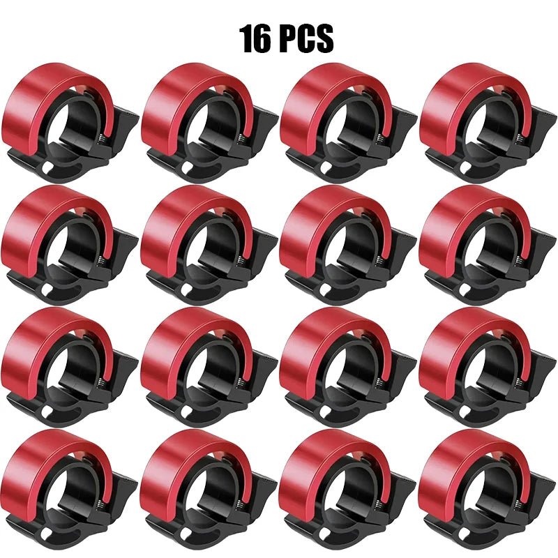 Campanello per Bicicletta in Lega da 2/4/8/16 Pezzi - 16 Pcs Red - immagine 16