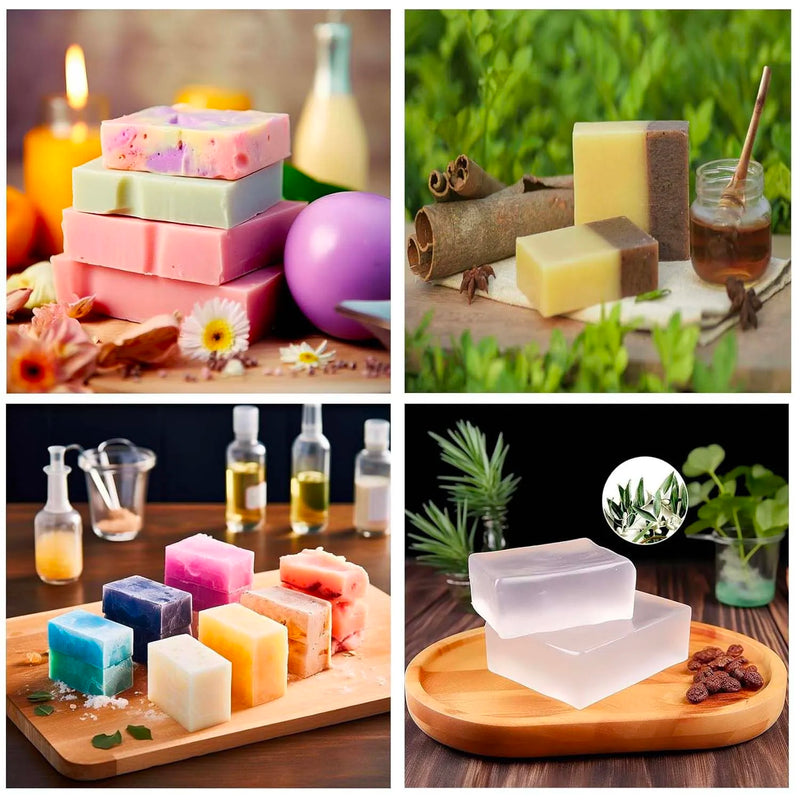 Base per Sapone Trasparente 250G Kit naturale per creare saponi artigianali fai da te