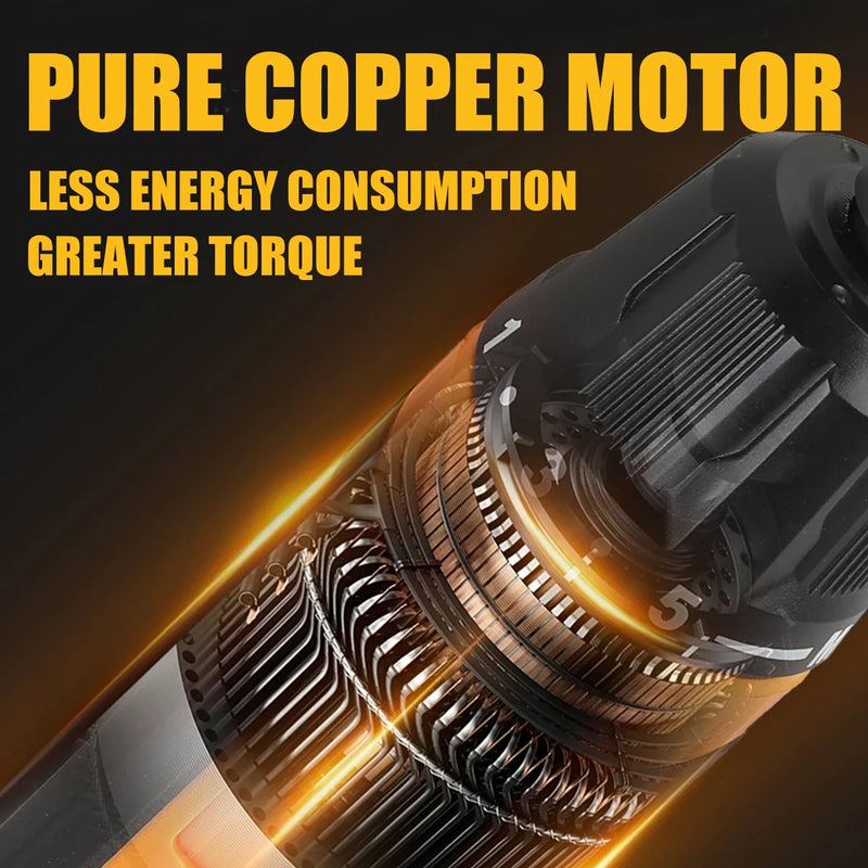 LYUWO Mini cacciavite elettrico wireless, punta da trapano ricaricabile da 1300 mAh, strumento di riparazione della coppia di smontaggio multifunzionale