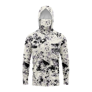 Camicia da pesca con cappuccio uomo maglietta a maniche lunghe - immagine 4