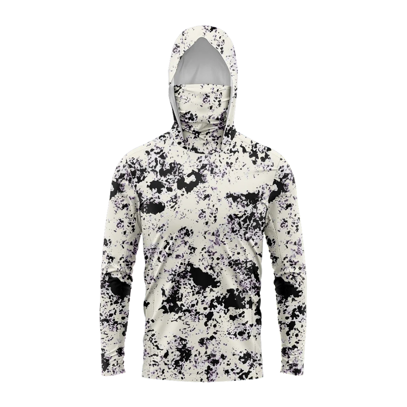 Camicia da pesca con cappuccio uomo maglietta a maniche lunghe - immagine 4
