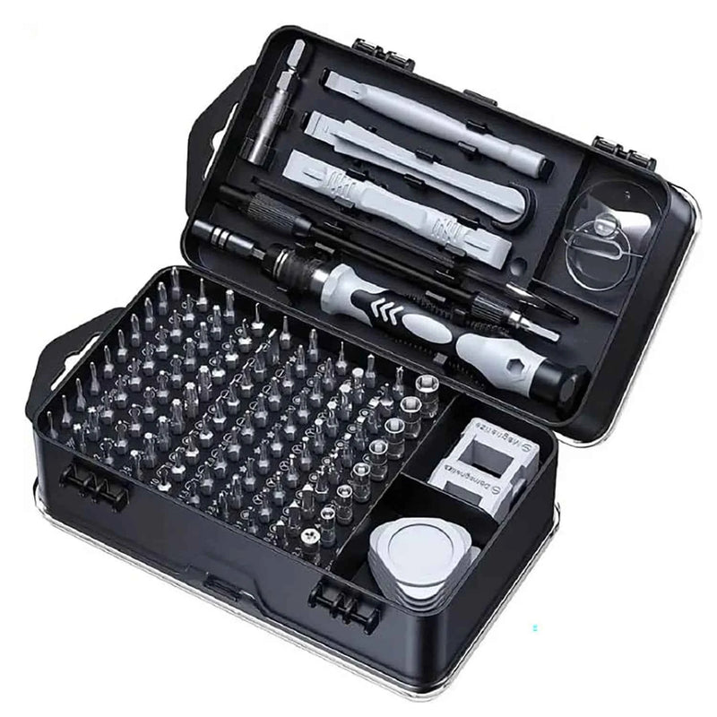 Set di Cacciaviti di Precisione 115-in-1, Kit di Riparazione Professionale per Elettronica, Telefoni, Orologi, Manutenzione Automobilistica