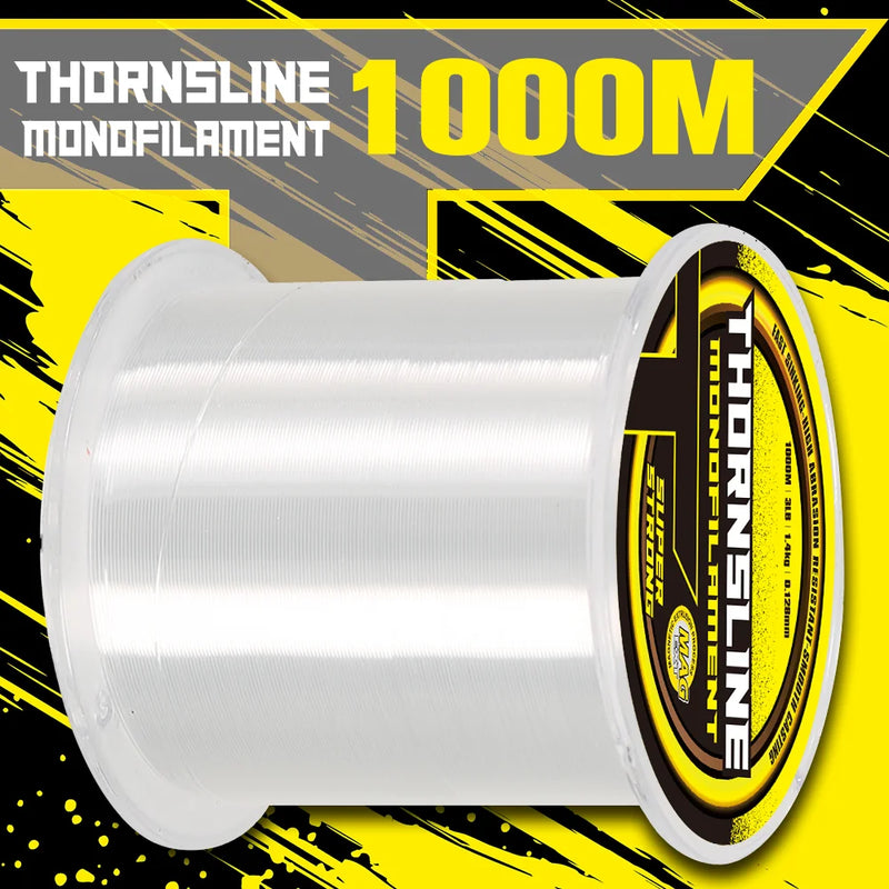 Thornsline 500M 1000M Lenza da pesca in nylon Monofilamento ad alta resistenza - immagine 15