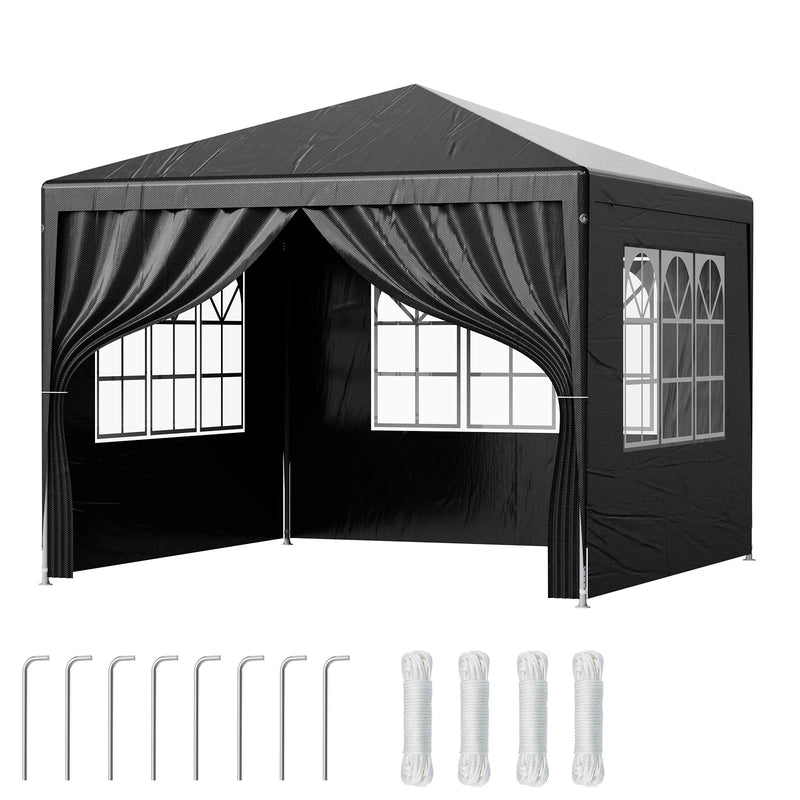 Gazebo LOEFME 3x4m per Esterni Ideale Giardino Fai-da-te - immagine 11
