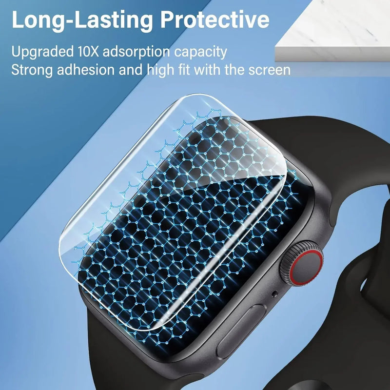 5PCS Pellicola protettiva per Apple Watch Protezione schermo 49mm Accessori 40mm 44mm 45mm 41mm Serie 10 46mm 42mm 9 8 7 Se Ultra 2