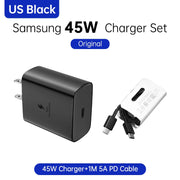 Caricabatterie SAMSUNG PD 45W Ricarica Super Veloce Originale 25W Caricatore da Muro - immagine 13