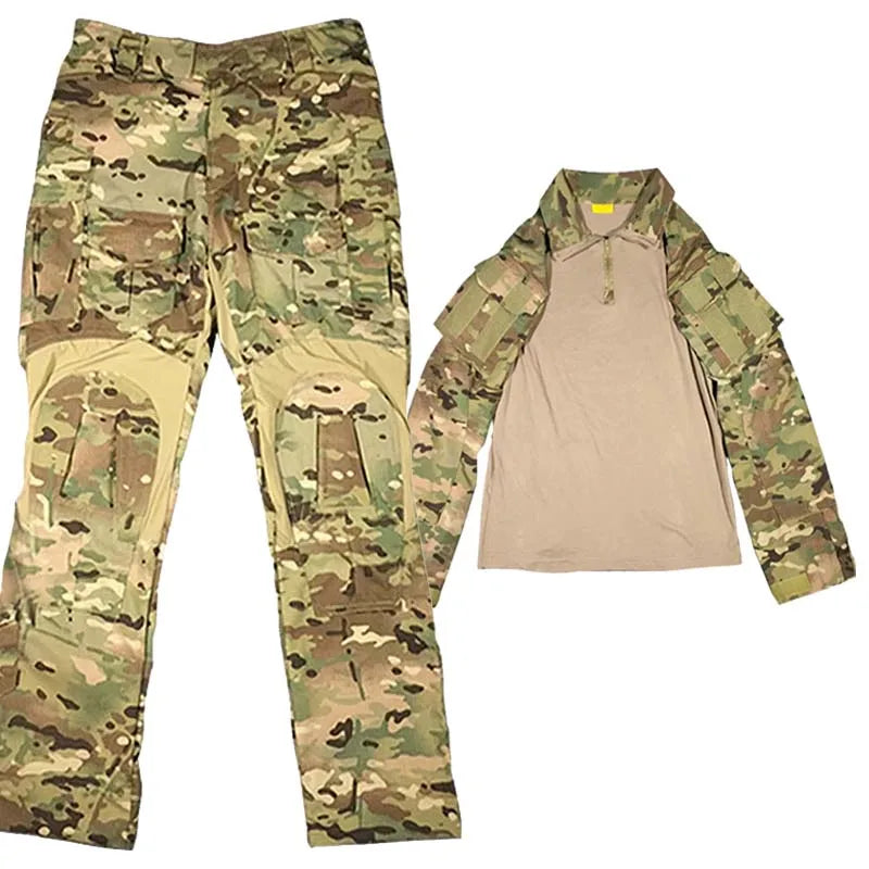 G3 MC Tute tattiche Uniforme da esterno CP Gen3 Allenamento Camicie caccia Pantaloni - 2pcs suits CN-S-45-55kg - immagine 13