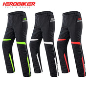 Nuovi pantaloni da moto fuoristrada riflettenti traspiranti e antipioggia quattro