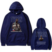 Boxing King Mike Tyson Felpa con cappuccio stampa fronte-retro Uomo e donna Cool - immagine 12