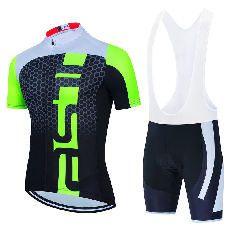 Set di maglie da ciclismo estive Ropa abbigliamento uomo - immagine 12
