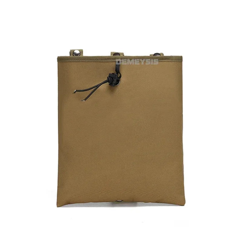 Tasca tattica Molle Dump Magazine Pouch Mag Drop Pouches Caccia CS Pistola - tan - immagine 3