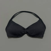 Reggiseno sportivo con spalline Intimo yoga Donna Palestra Top Corsa Esercizio senza - Black - immagine 4