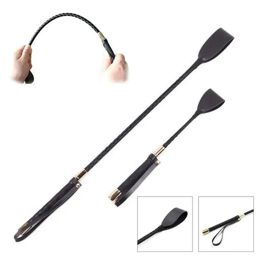 Frusta da equitazione 30/45/54 cm allenamento per con impugnatura antiscivolo Fruste