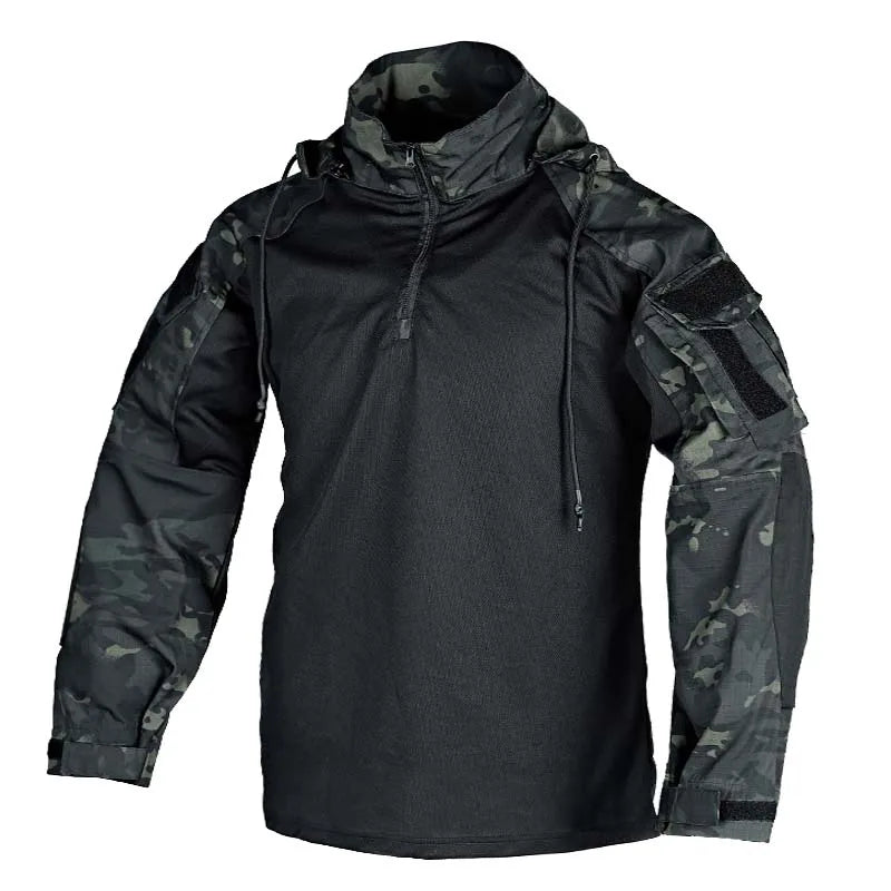 Tute tattiche da uomo Abbigliamento paintball all'aperto Uniforme tiro Combattimento - immagine 12