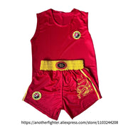 Gilet e pantaloncini da boxe Muay Thai Uomo Donna Bambino Sanda Wushu Arti - immagine 11