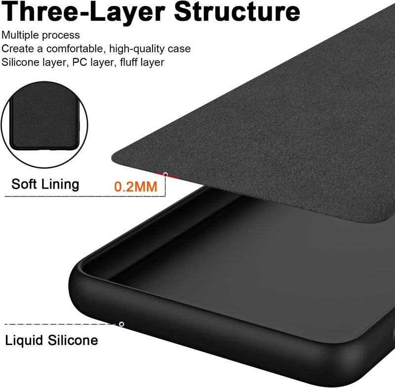 Custodia flessibile in silicone liquido TPU per Motorola Edge 50 Neo Pro Moto Edge 60 Stylus Fusion Ultra Cover protettiva Fundas Coque