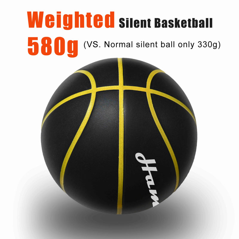 Pallone da Basket Silenzioso Size 7 – Anti-Rumore Indoor in PU Foam (Airless)
