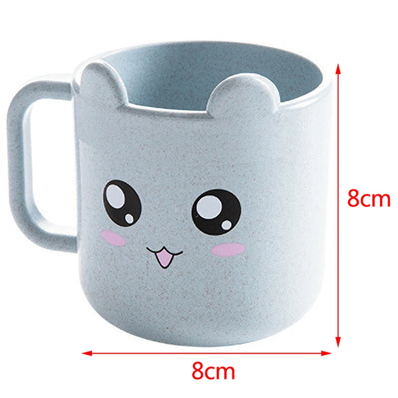 Cute Cat collutorio mug tazza per spazzolino da denti Home Travel Cartoon addensato Wash Cup tazze di plastica