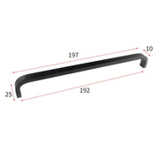 Set di 12 Maniglie Moderne per Armadio 64mm/96mm/128mm/160mm/192mm in Alluminio Solido - immagine 12
