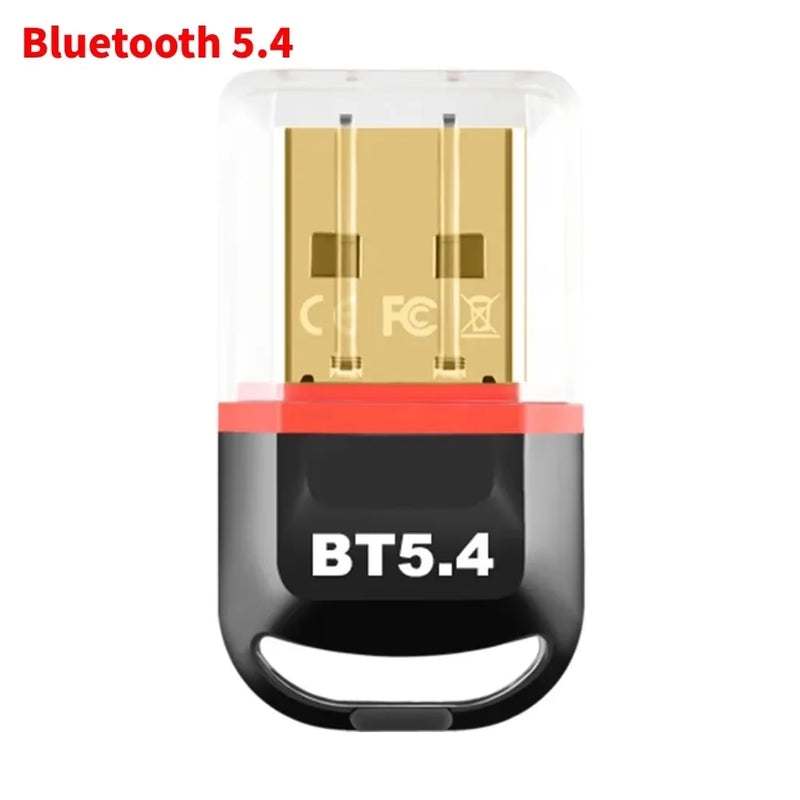 Adattatore USB Bluetooth 6.0 Dongle Bluetooth 5.4 per PC Windows 11/10/8.1 Trasmettitore ricevitore Bluetooth per tastiera/mouse