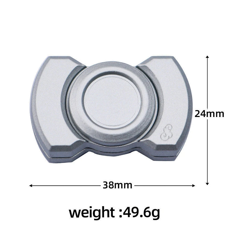 Divertimento 3-in-1 Gioco EDC Fidget Toys Personalizzato Scheletro Fantasma Fidget Spinner Lega Fidget Slider Giocattolo di Rilascio di Stress Suono Moneta Giocattolo