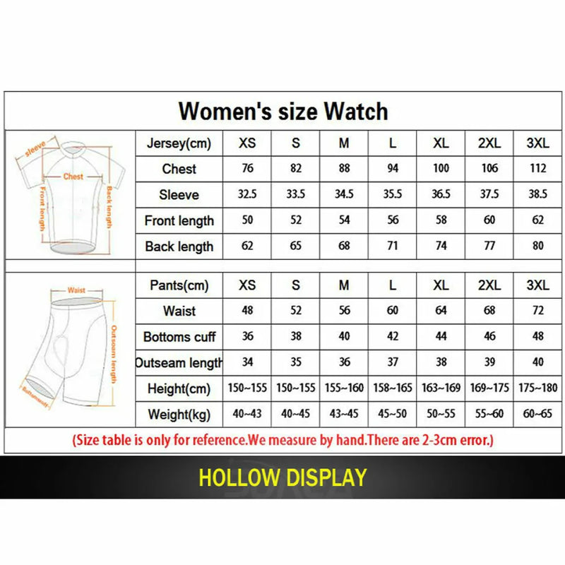 Completo Ciclismo Donna Jayco Alula Maglia a Maniche Corte e Salopette Bici da - immagine 2