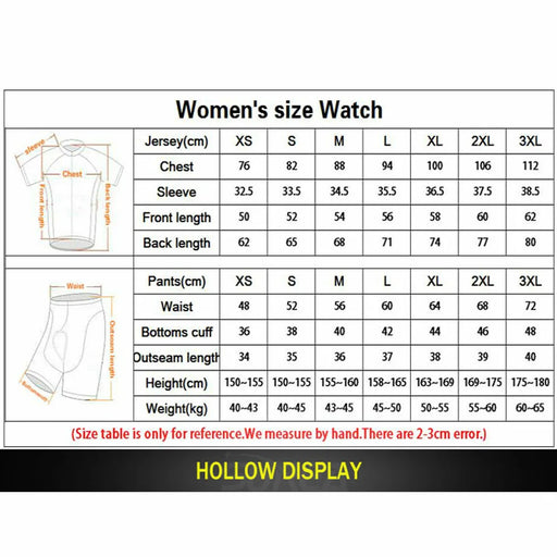 Completo Ciclismo Donna Jayco Alula Maglia a Maniche Corte e Salopette Bici da - immagine 2