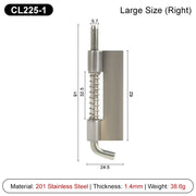 2 Pezzi CL225 Perno a Molla in Acciaio Inox 304 Argento - immagine 18