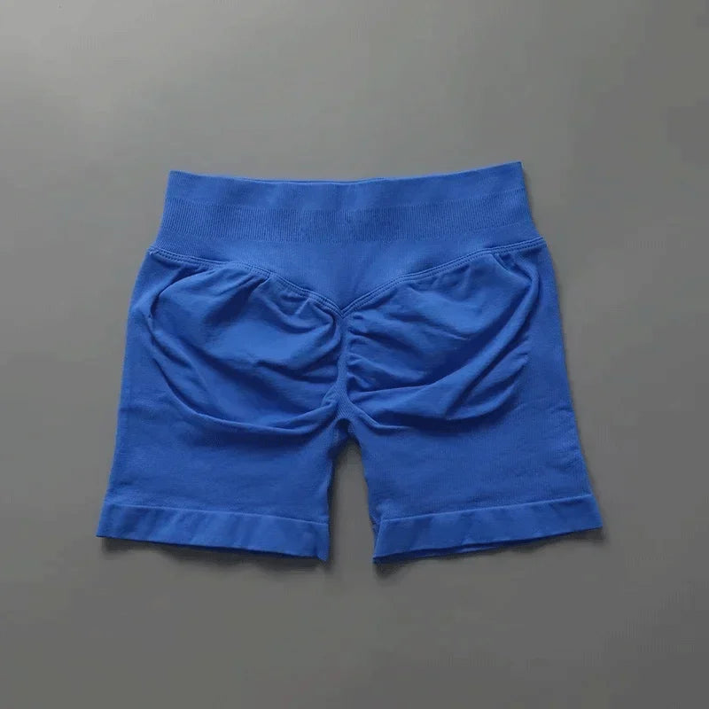 Pantaloncini da Yoga per Fitness | Pantaloncini sportivi da donna da 4,5 pollici per corsa ed esercizio, alternativa di qualità ai marchi più famosi, abbigliamento da palestra senza cuciture modellante.