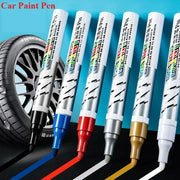 Pennarello Ritocco Auto Antigraffio – Penna Vernice Impermeabile per Carrozzeria e Pneumatici, Riparazione Graffi Nero Bianco Rosso Argento - Campeda