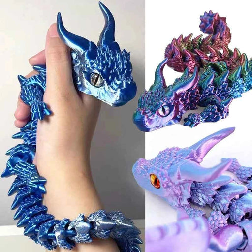 3D Stampato Drago Magico Mobile Comune Agitarsi Giocattolo Girevole Articolato Ufficio Desktop Ornamento Adulti Giocattolo Del Capretto Artigianato Regalo