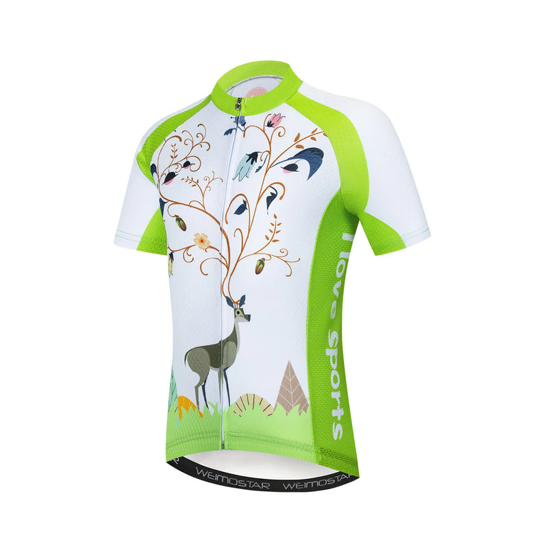 2022 maglia da ciclismo Kids Boy Girl Bike Mountain MTB Shirt manica corta - immagine 15