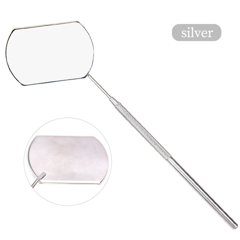 1pc Detachable Moon Shaped Stainless Steel Eyelash Extension Mirror Eyelash Lifting Makeup Mirror Beauty Tool Accessories Supplies
