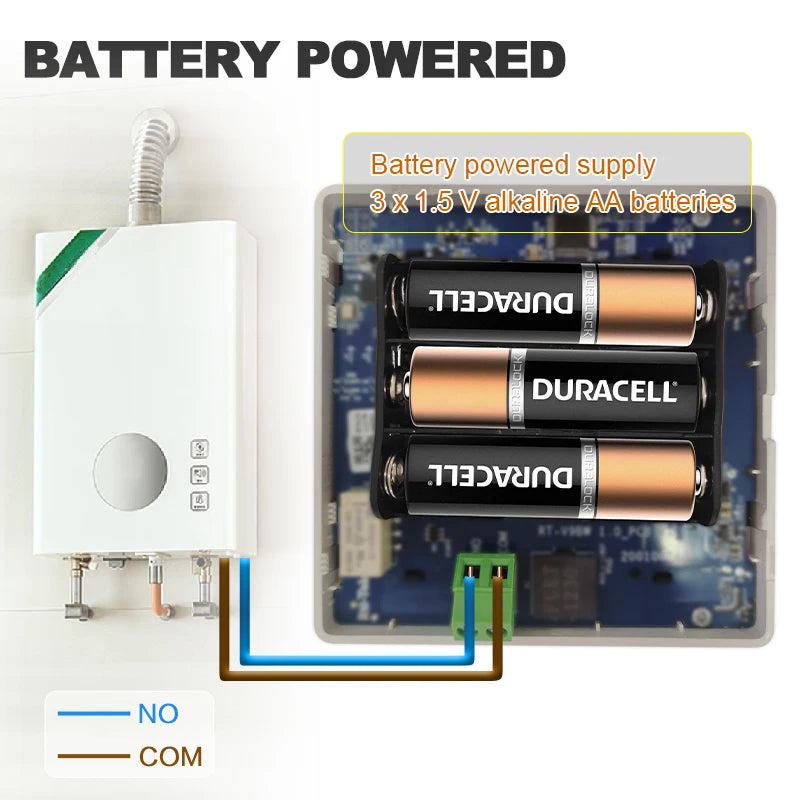 Termostato WiFi intelligente Zigbee Tuya Caldaia a gas acqua Alimentazione Regolatore di temperatura wireless alimentato a batteria Alexa Google Home Alice