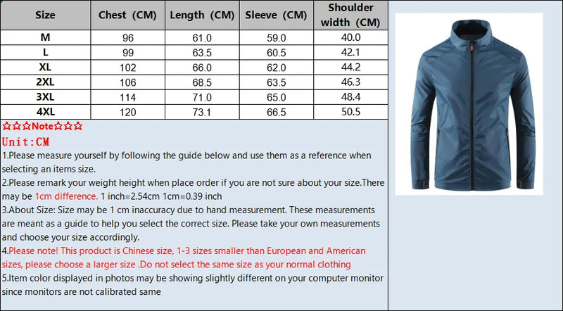Bomber uomo leggero MoonSpecial – giacca traspirante impermeabile con protezione UV per attività outdoor - Campeda
