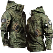 Set mimetico tattico da uomo impermeabile Soft Shell in pile tuta combattimento - immagine 13