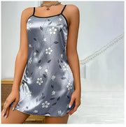Indumenti da notte donna vestiti per la casa Sexy camicia con stampa floreale - immagine 12