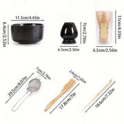 6 pezzi/set ciotola Matcha in stile giapponese cucchiaio - immagine 5